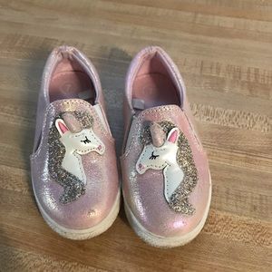 Cat & Jack Unicorn Slip Ons — size 7